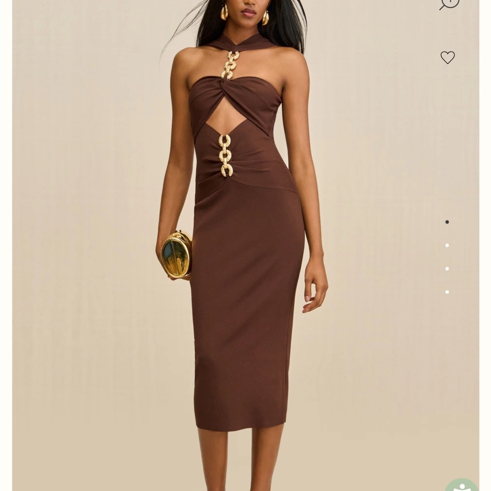 Cult Gaia Brown Dress